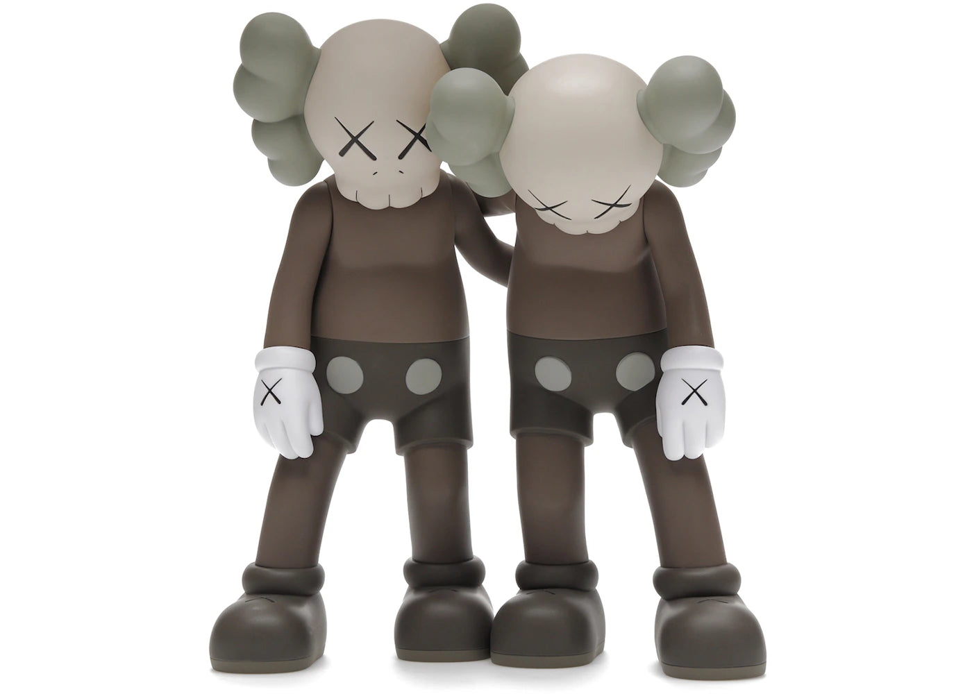 KAWS Along The Way Vinyl Figure Brown -1