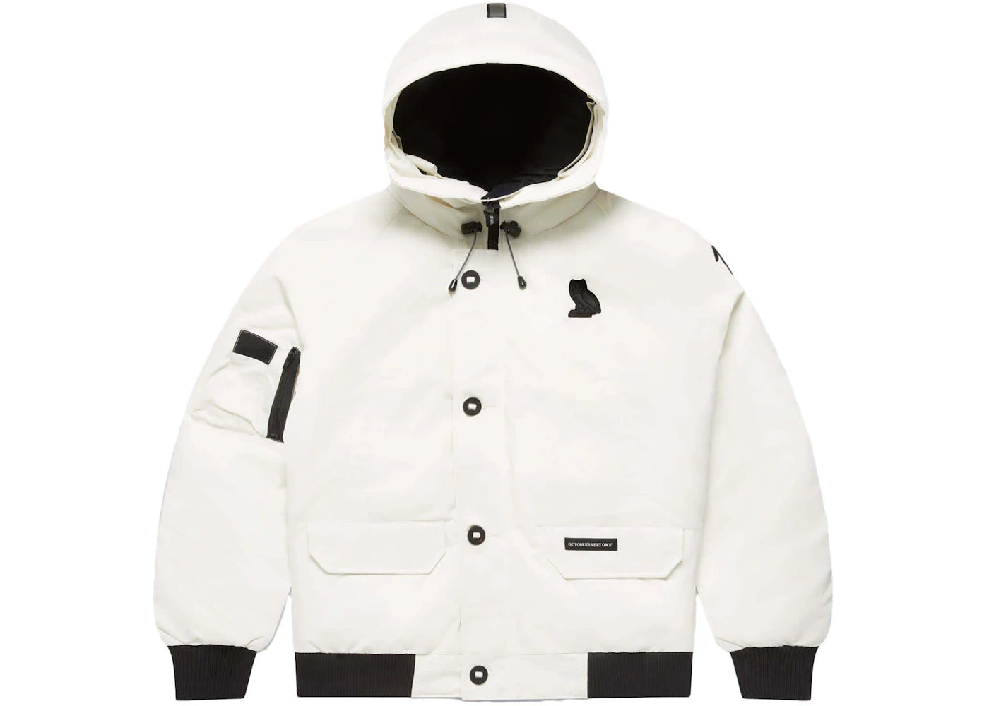 OVO x Canada Goose Chilliwack Bomber White -1