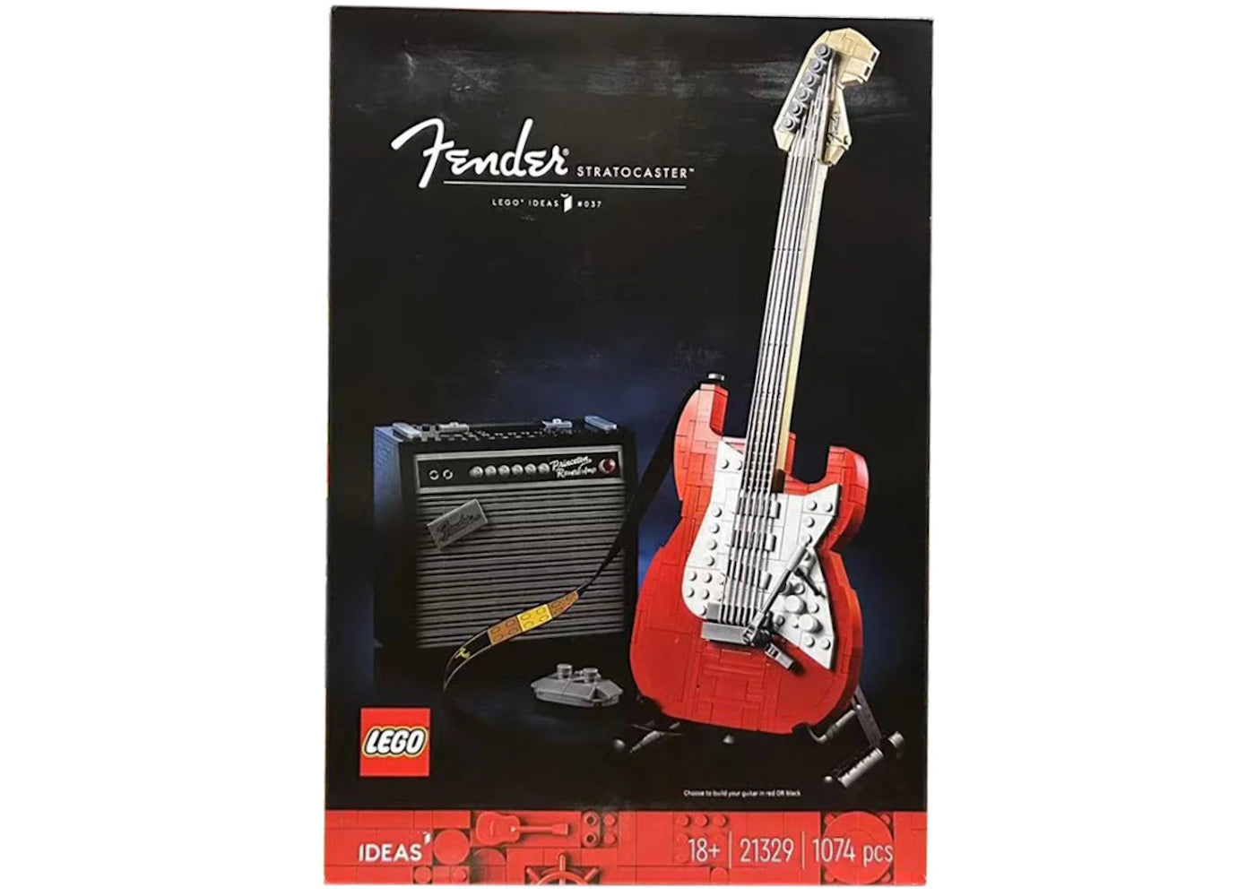 LEGO Ideas Fender Stratocaster Set 21329 Red/Black -1