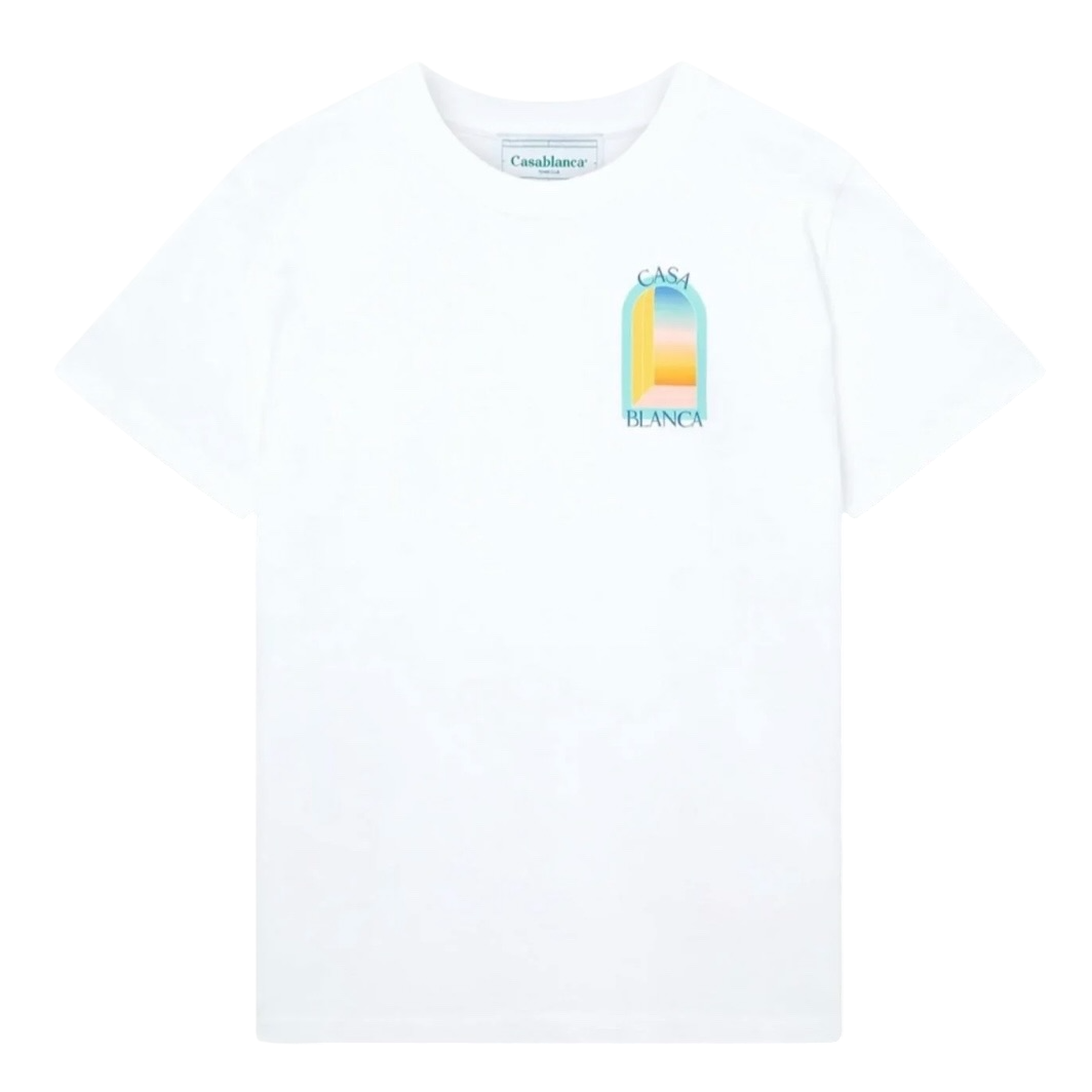 T-shirt Casablanca L'Arche Colorée White -1