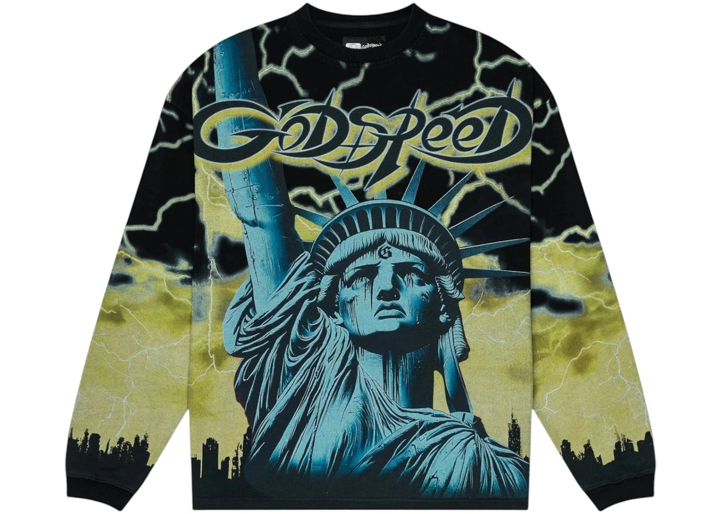 Godspeed Voltage LS T-shirt Yellow -1