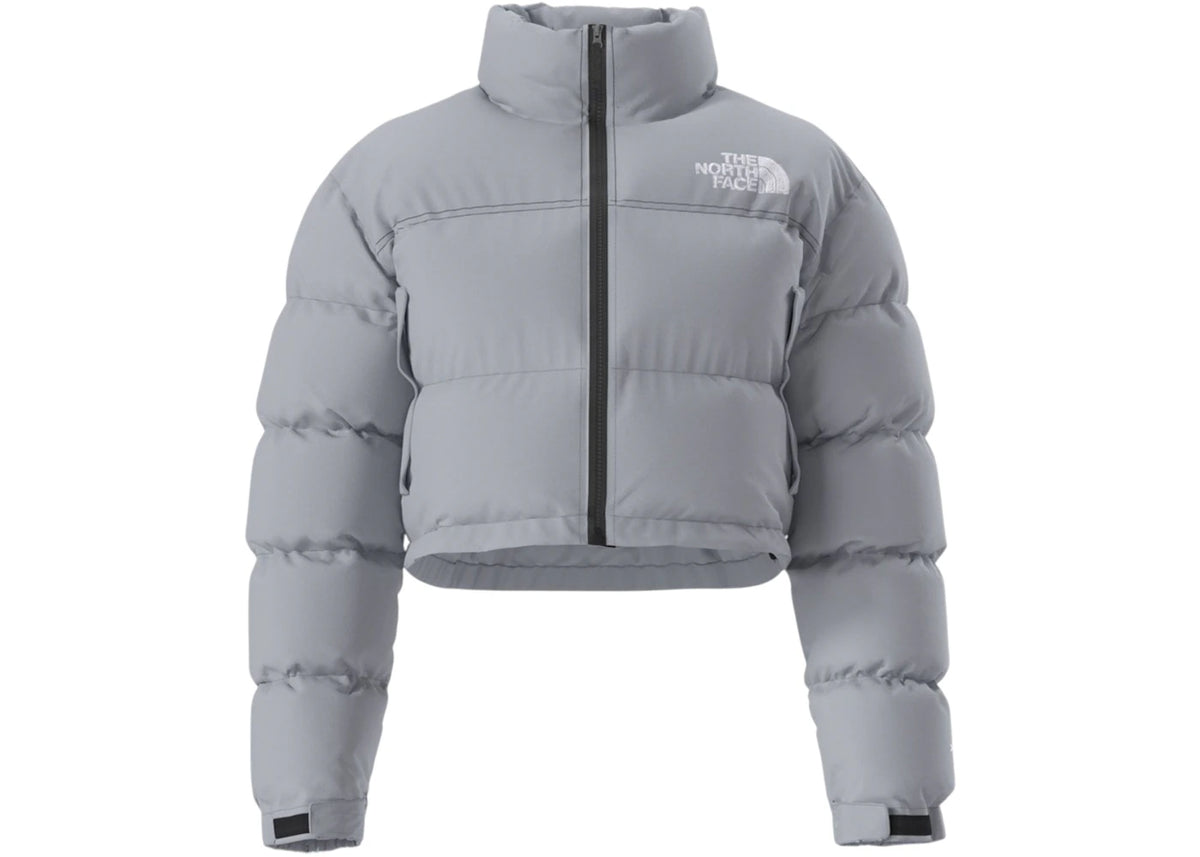 The North Face Women's Nuptse Short Jacket Blue Flax -1