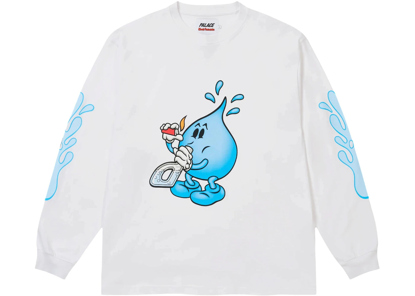 Palace x World Industries L/S T-shirt White -1