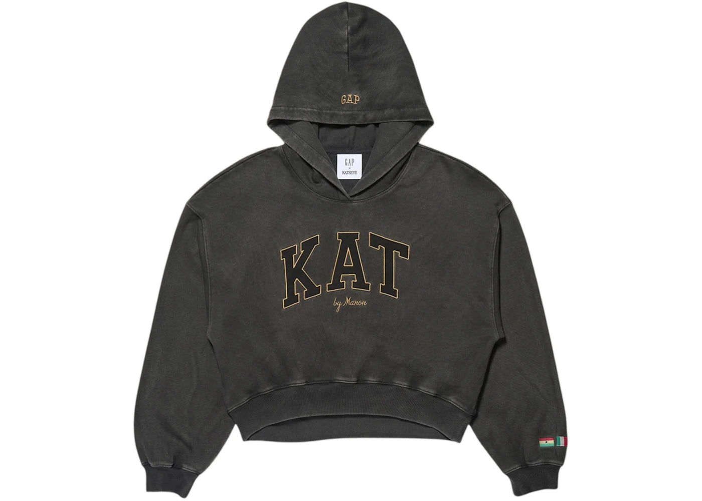 Gap x KATSEYE Manon Hoodie Washed Black -1