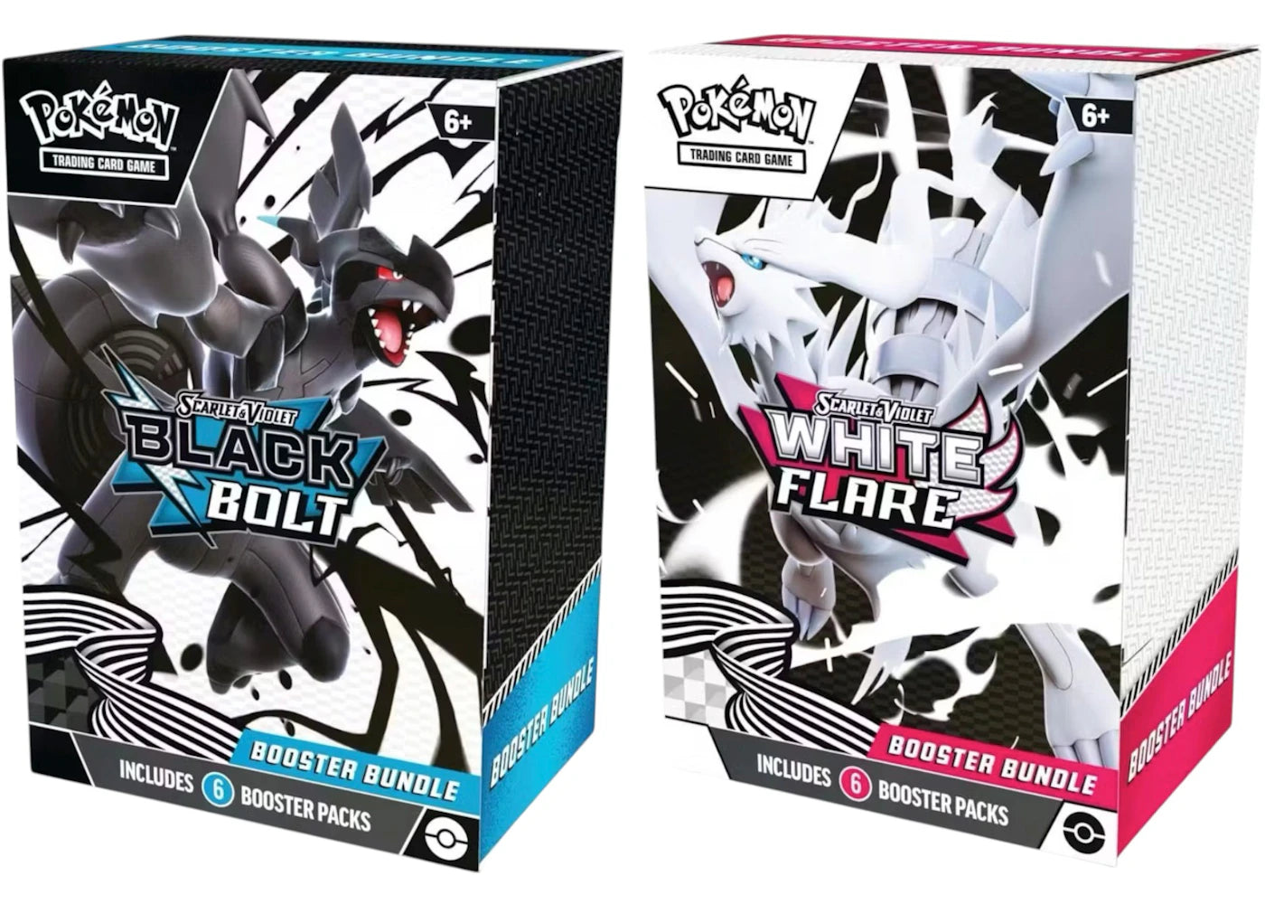 2025 Pokémon Scarlet & Violet Black Bolt & White Flare Booster Bundle -1
