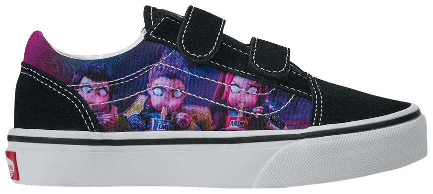 Vans Old Skool V KPop Demon Hunters Black Purple (PS)-1