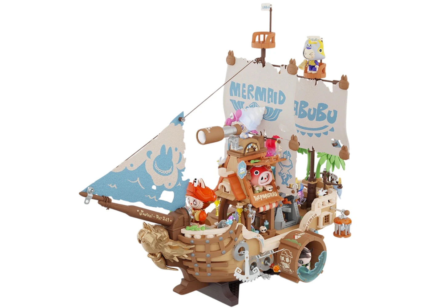 Pop Mart THE MONSTERS Labubu Chasing Mermaids Series The Mermaid Block Figures -1