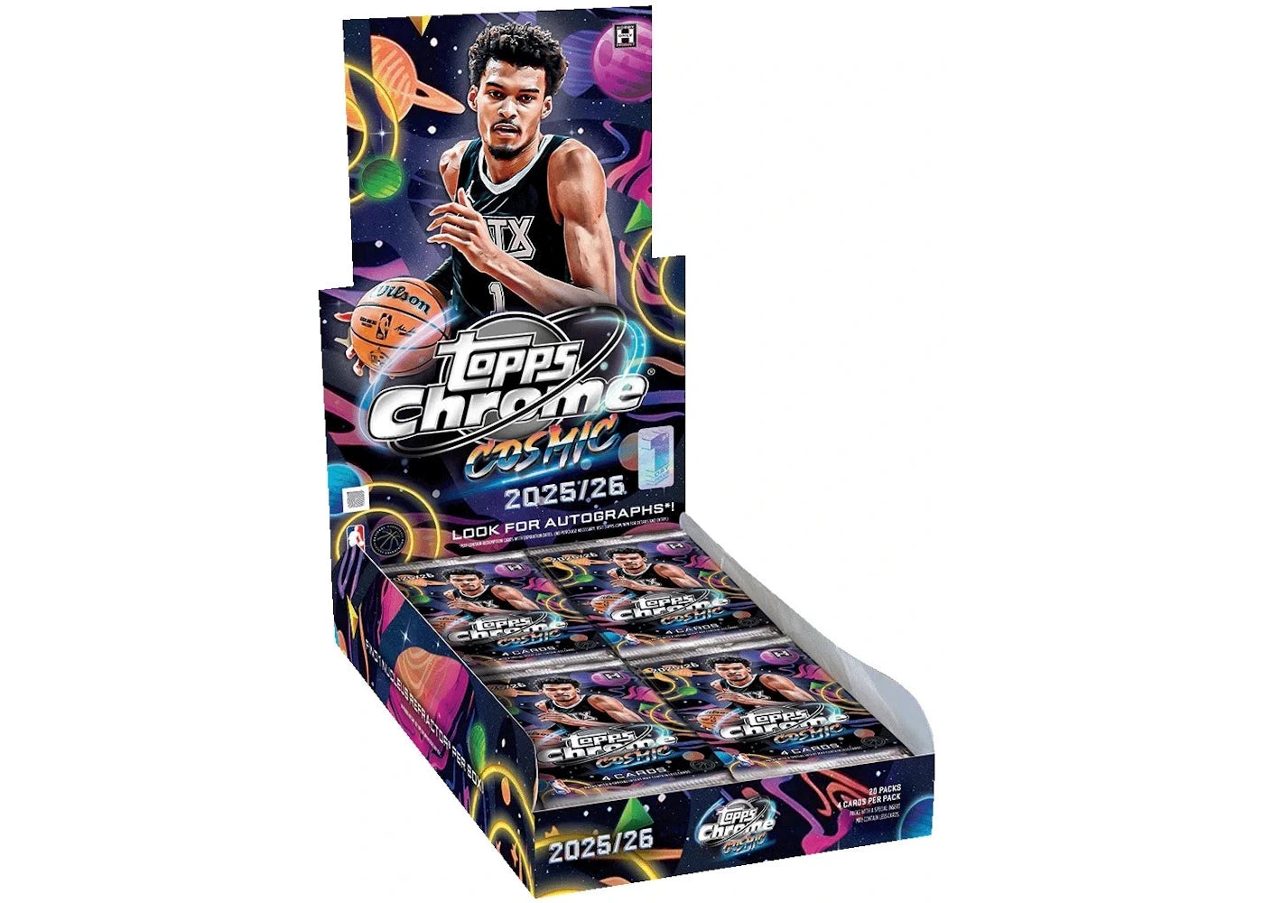 2025/26 Topps Chrome Cosmic Basketball Hobby Box -1