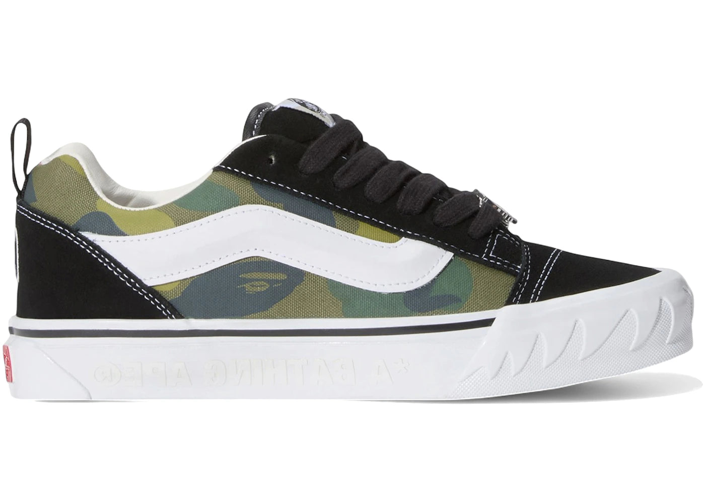 Vans Knu Skool Bape Camo Green -1