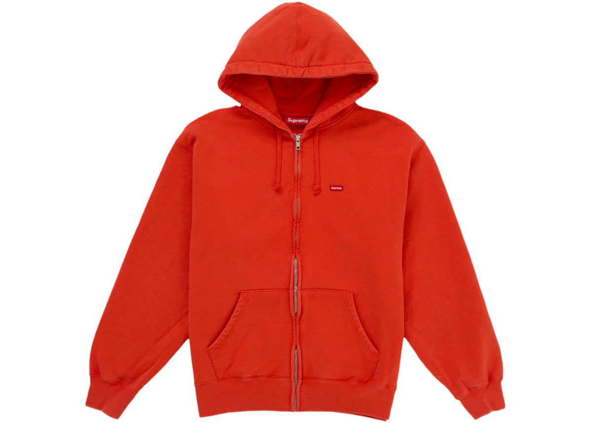 Supreme Small Box Zip Up Hooded Sweatshirt (FW26) Orange -1