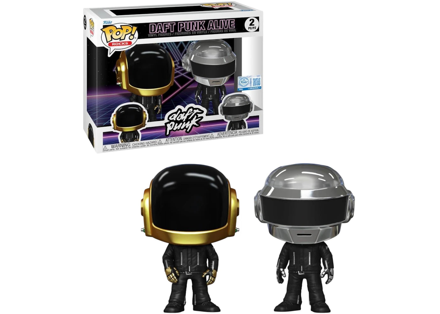 2-Pack Pop! Rocks Daft Punk Alive Funko Shop Exclusive -1