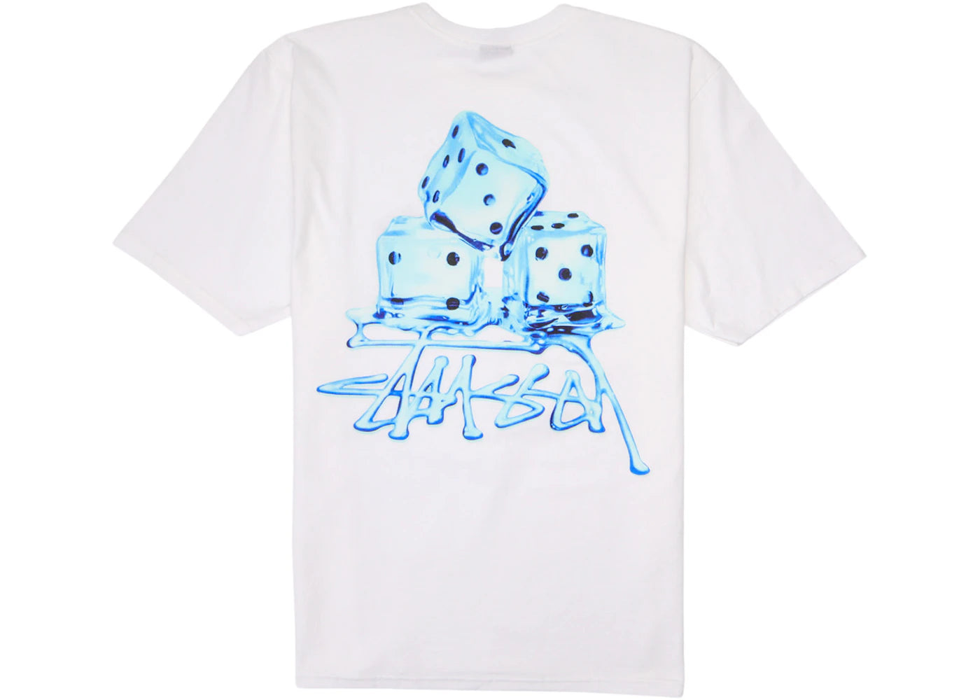 Stussy Melted Tee White -1