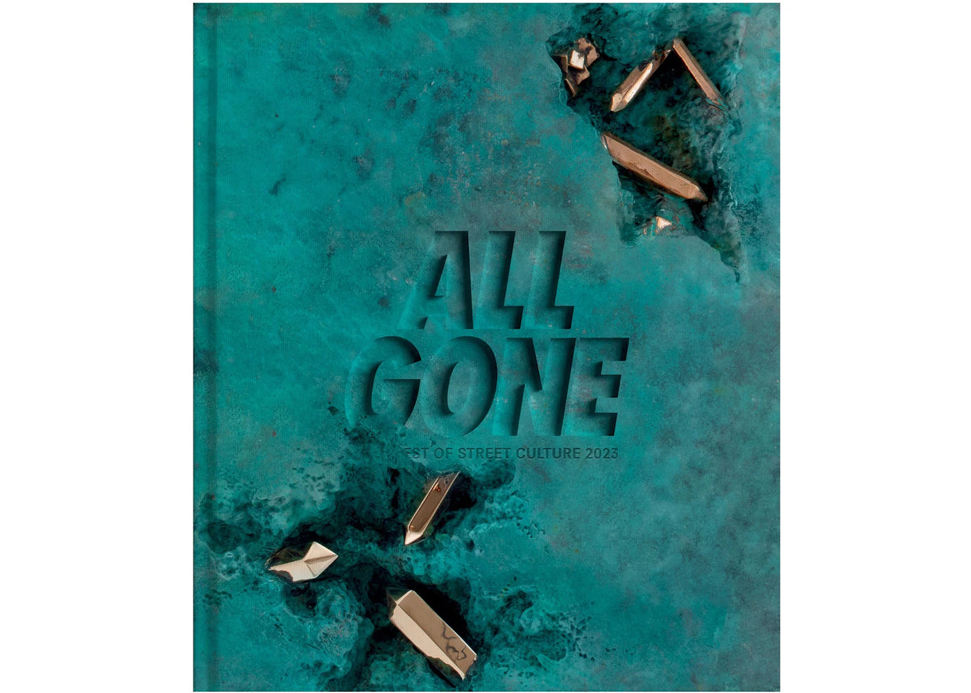 Daniel Arsham All Gone 2023 "Bronze" Hardcover Book (Edition of 2000) -1