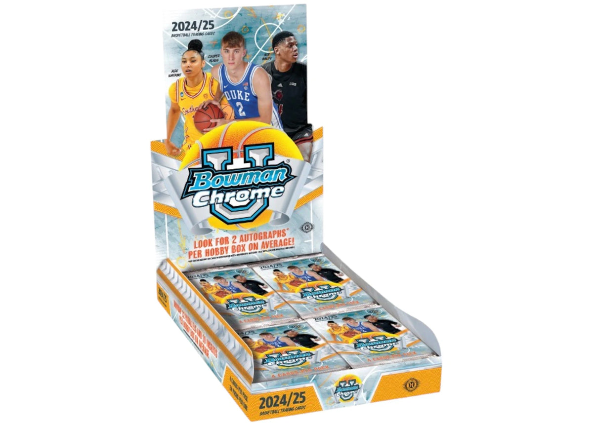 2024-25 Bowman Chrome University Basketball Hobby Box -1