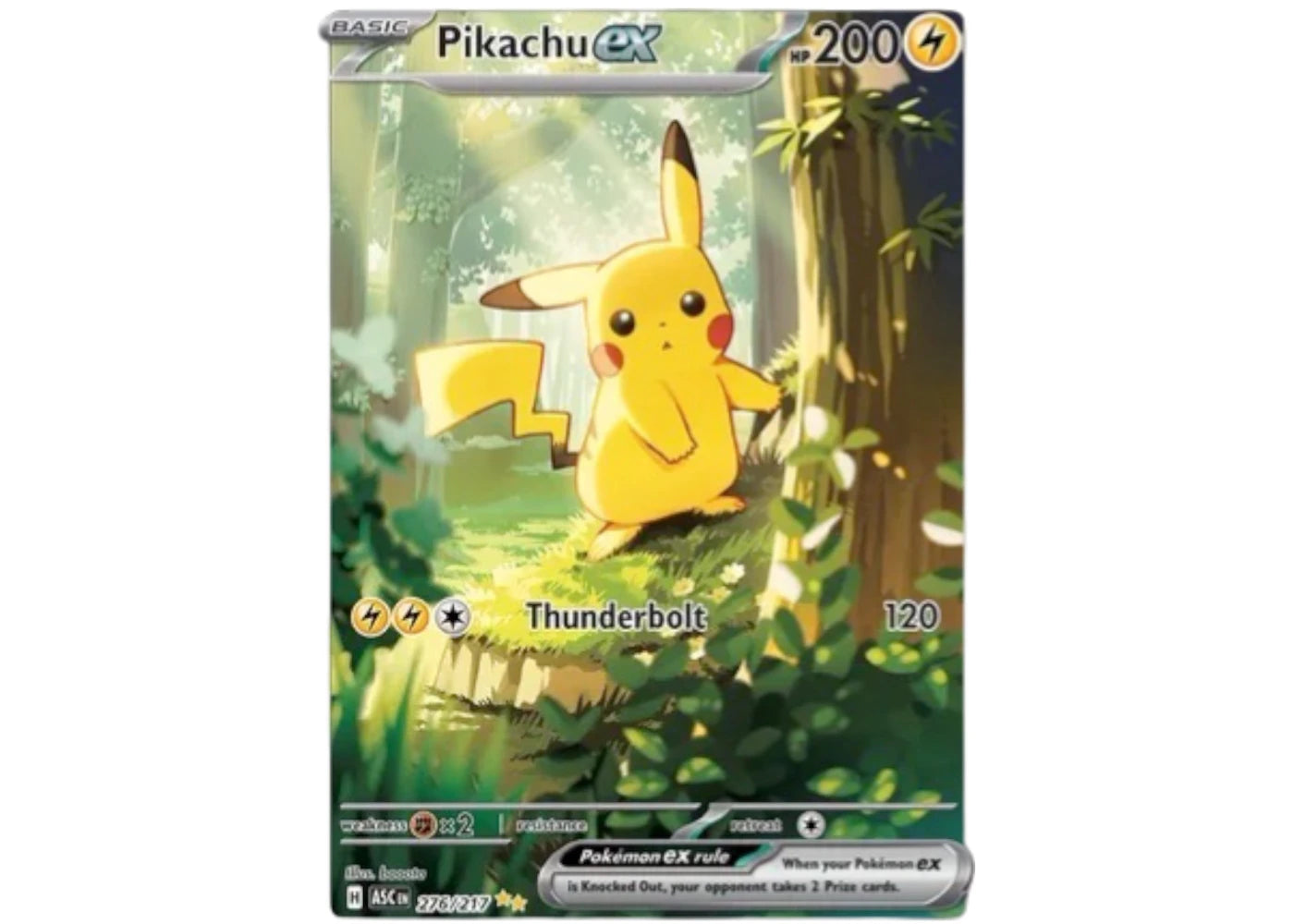 Pikachu ex 2026 Pokémon Ascended Heroes Special Illustration Rare 276/217 (Ungraded) -1
