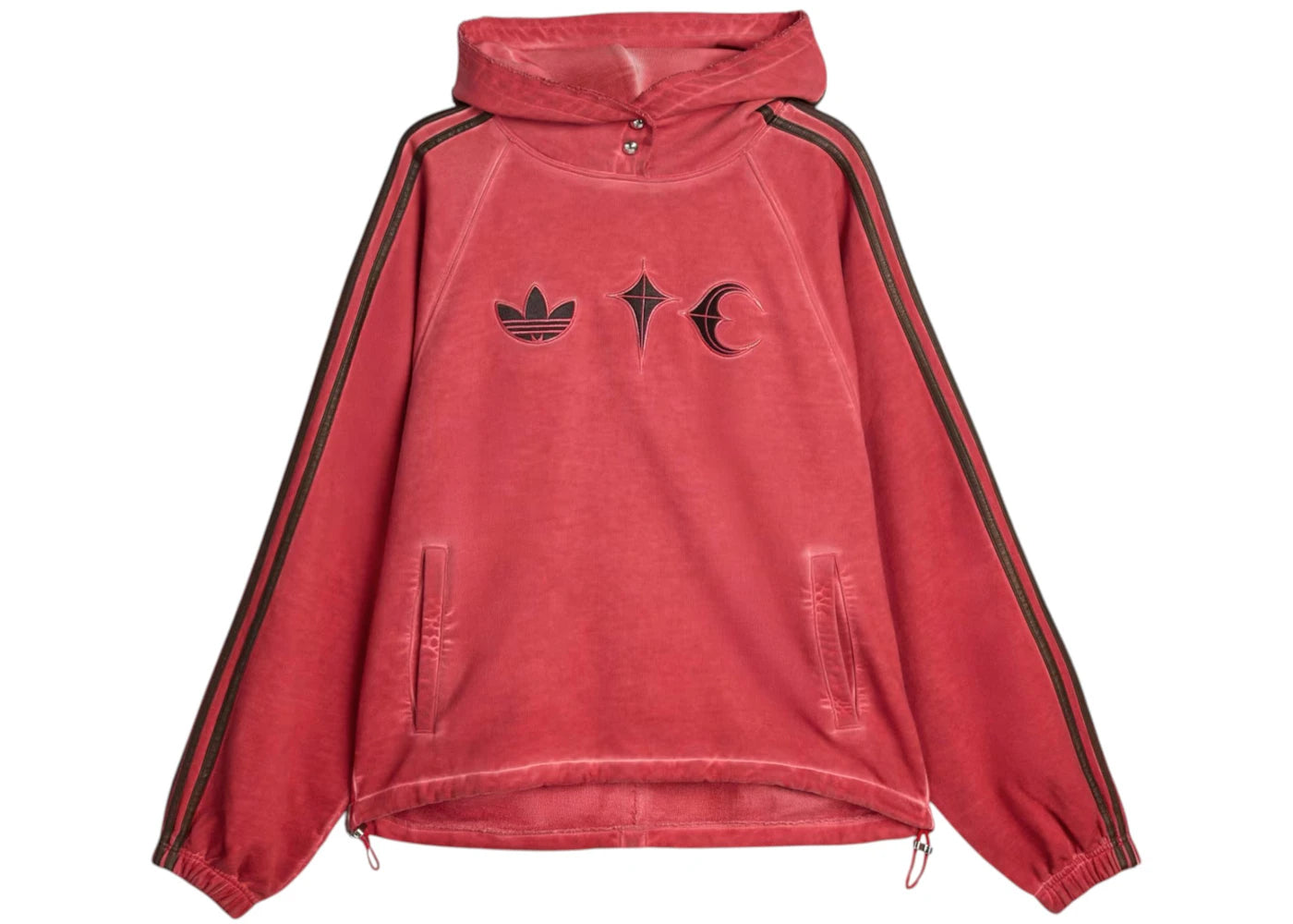 adidas x Thug Club Sweat Hoodie Power Red -1
