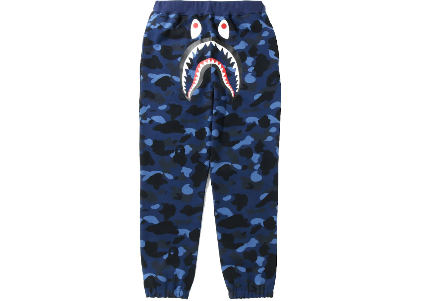 BAPE Color Camo Shark Sweatpants Navy -1