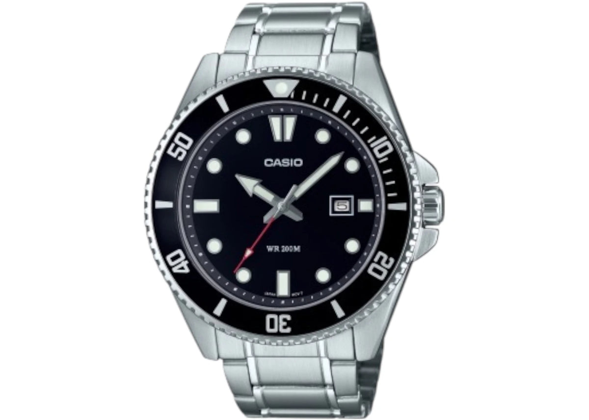 Casio Standard MDV-107D-1A1 (Black) -1