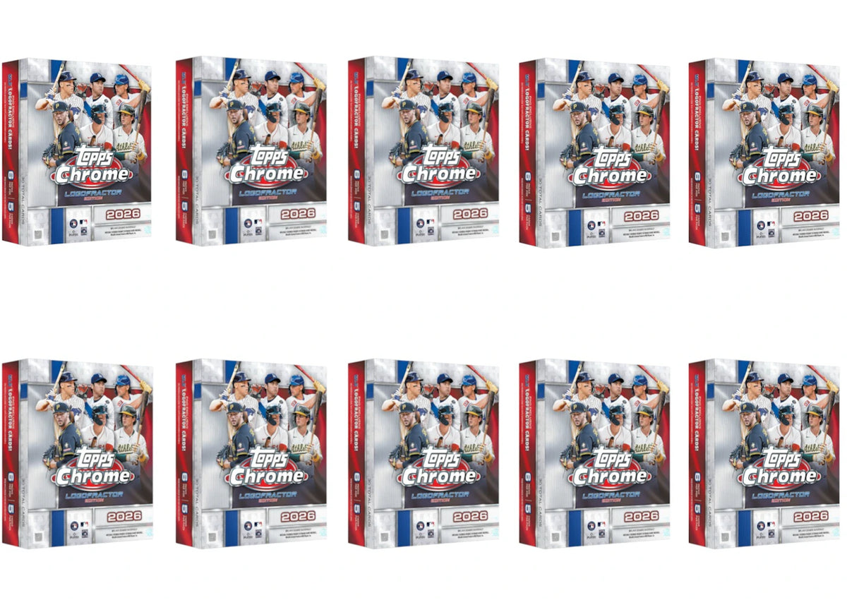 2026 Topps Chrome Baseball Logofractor Box 10x Lot -1
