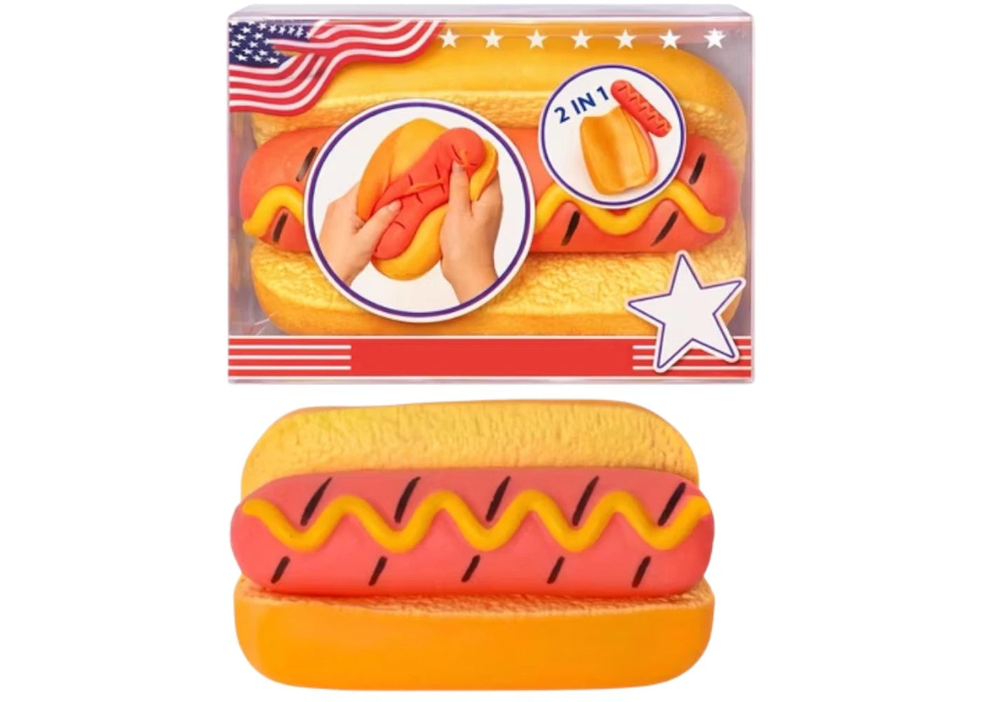 Sunny Days Entertainment Hot Dog Squishy Fidget Toy -1