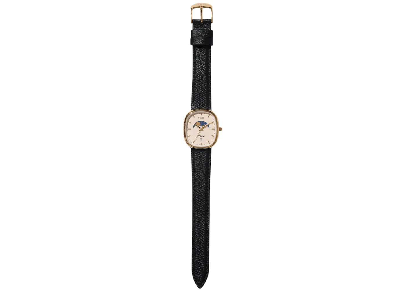 Timex x Noah Oval Moon Phase Watch Black/Gold -1