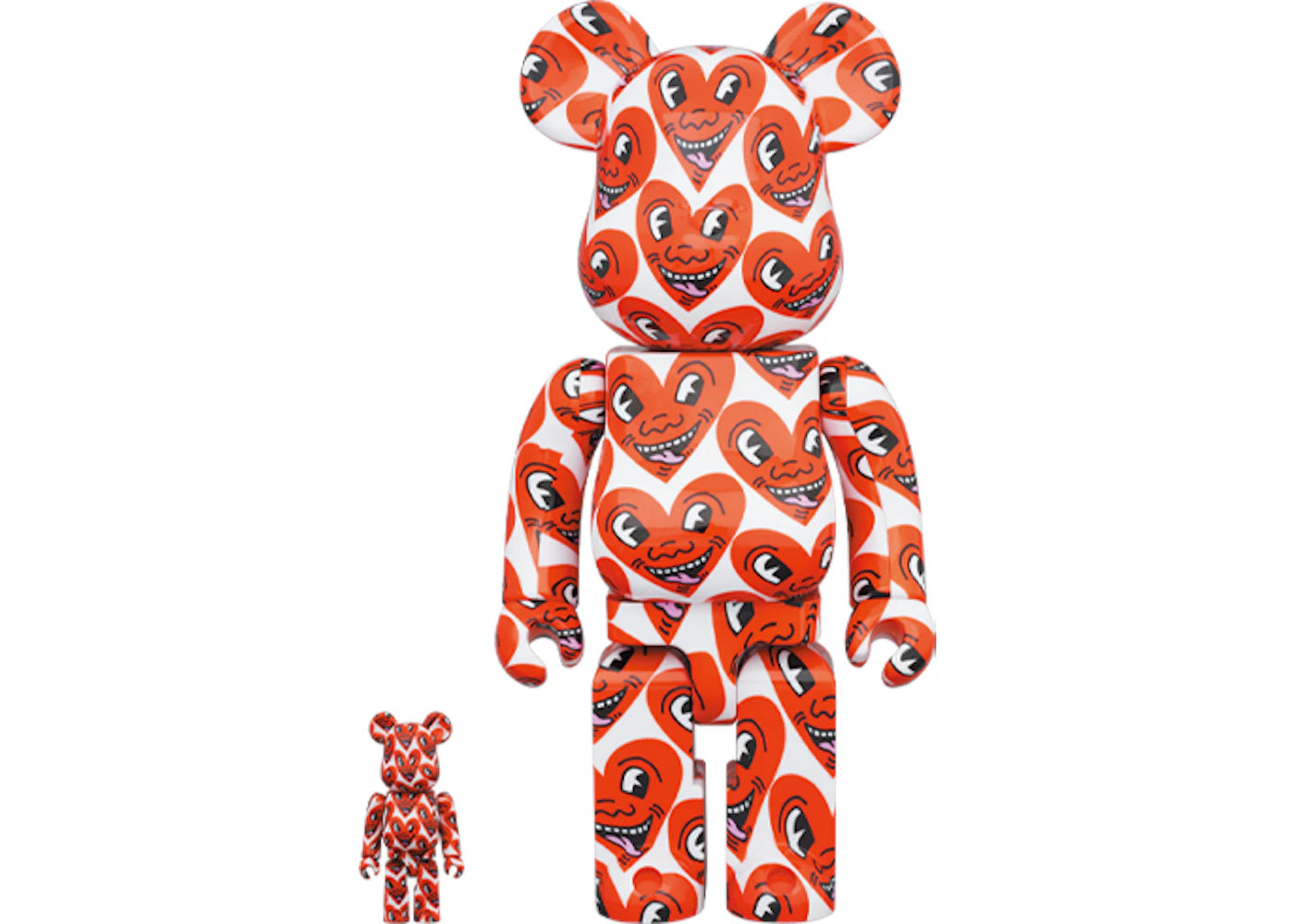 Bearbrick KEITH HARING #6 100% & 400% Set -1