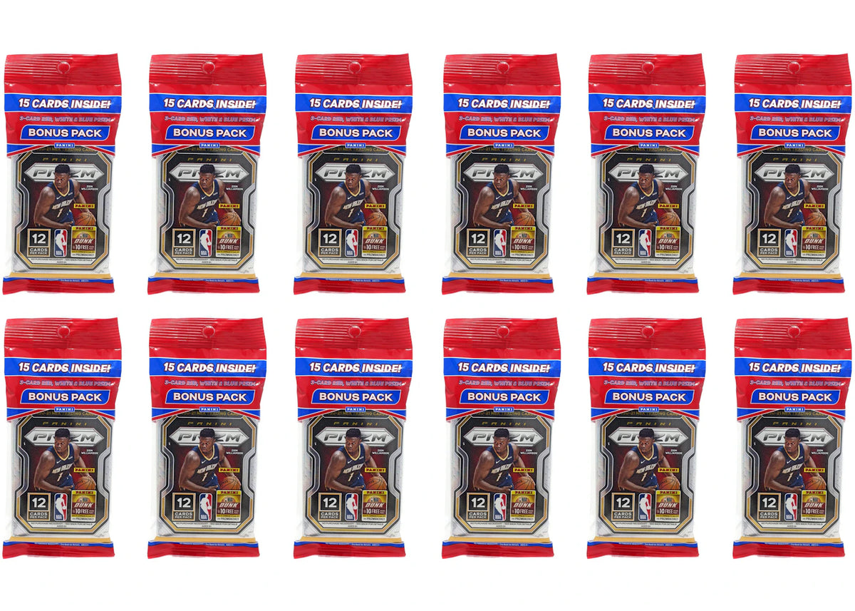2020-21 Panini Prizm Basketball Cello Pack 12x Lot -1