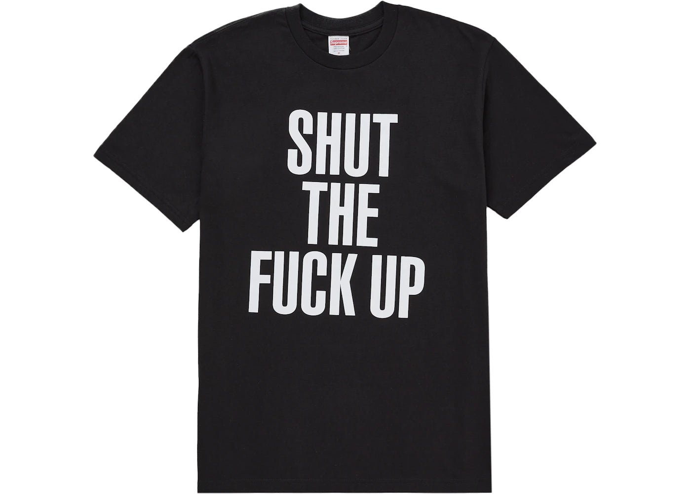 Supreme Number (N)ine Shut Up Tee Black -1