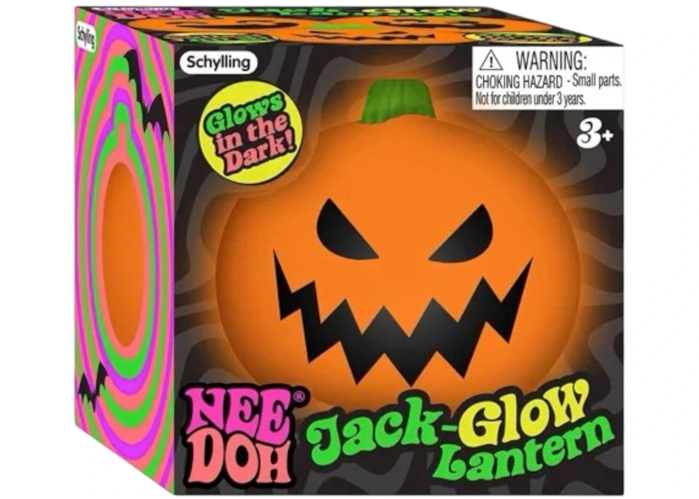 NeeDoh Jack Glow Lantern Squishy Fidget Toy -1