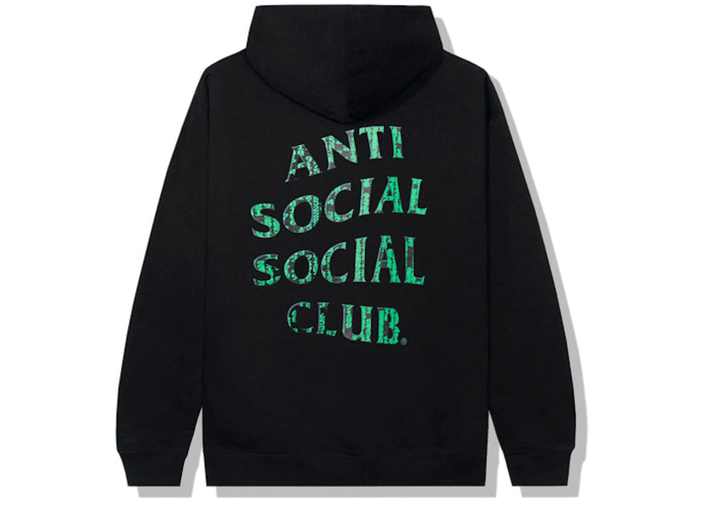 Anti Social Social Club Glitch Hoodie Black -1