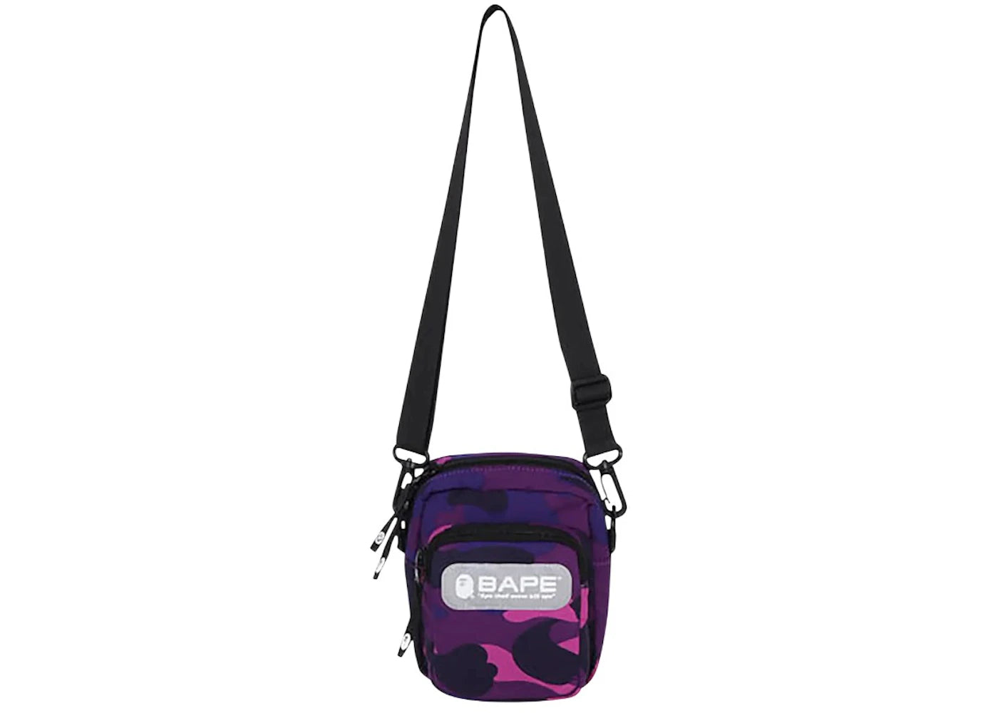 BAPE Color Camo Mini Shoulder Bag Purple -1