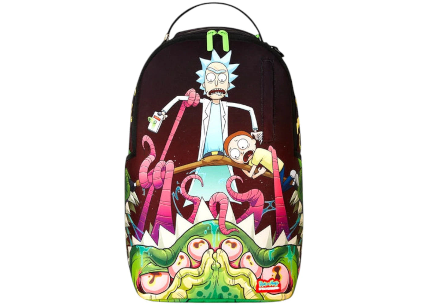 Sprayground Rick And Morty DLXR Alien Mouth Half Sharkmouth DLXR Backpack Multicolor -1