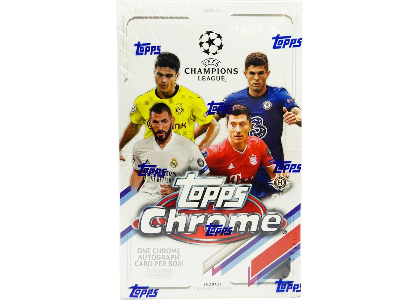 2020-21 Topps Chrome UEFA Champions League Soccer Hobby Box -1