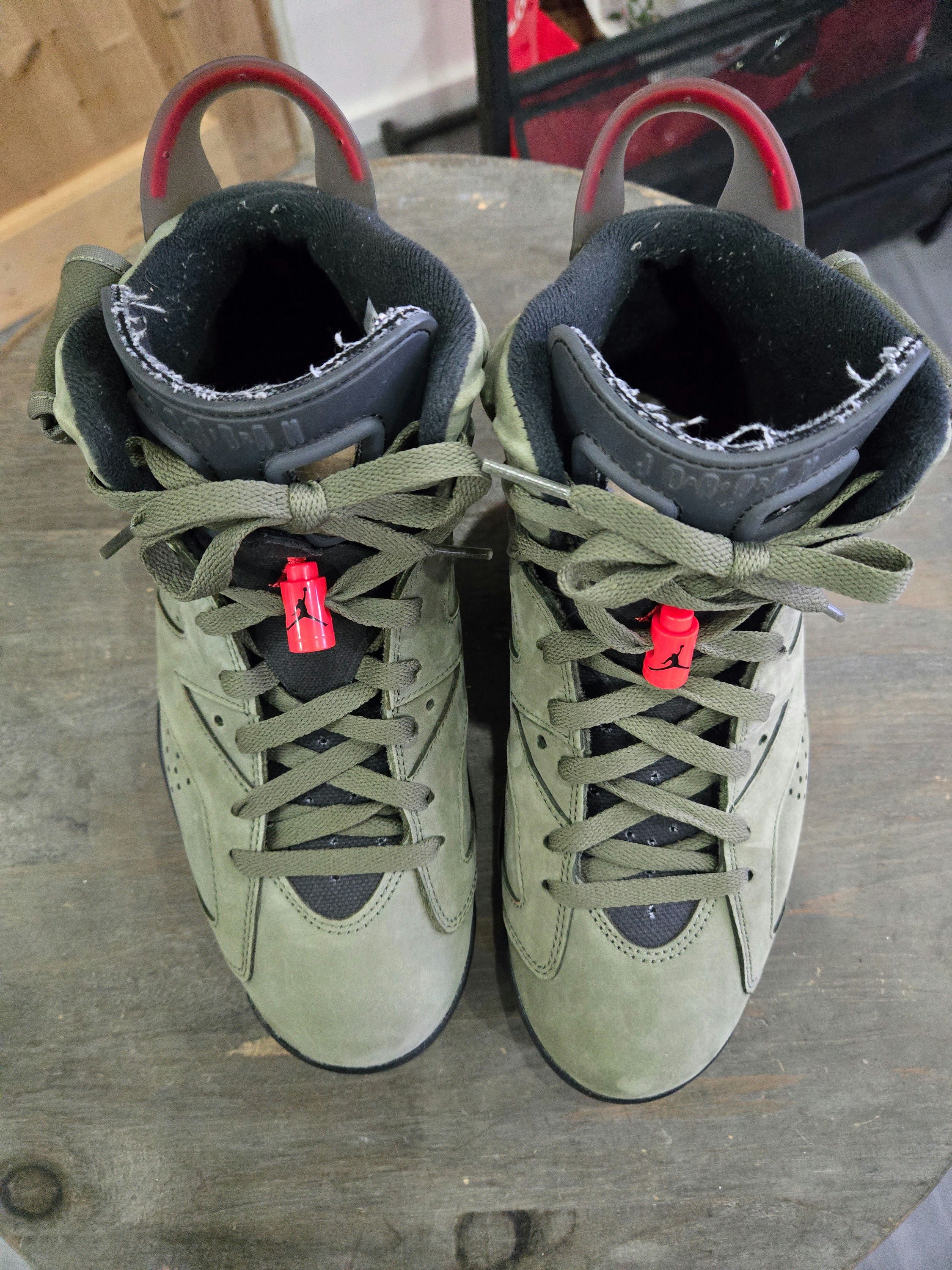 Jordan 6 Retro Travis Scott-Top-view