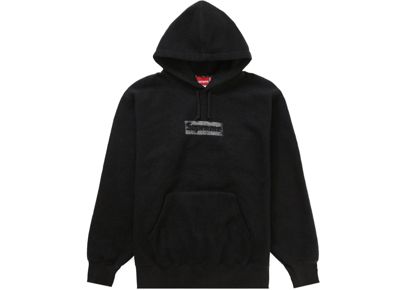 Supreme Inside Out Box Logo Hooded Sweatshirt Black -1