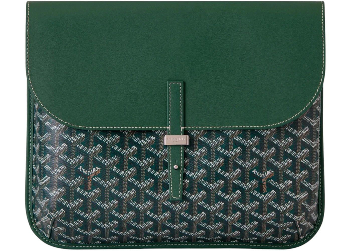 Goyard Coursier Messenger Bag Green -1