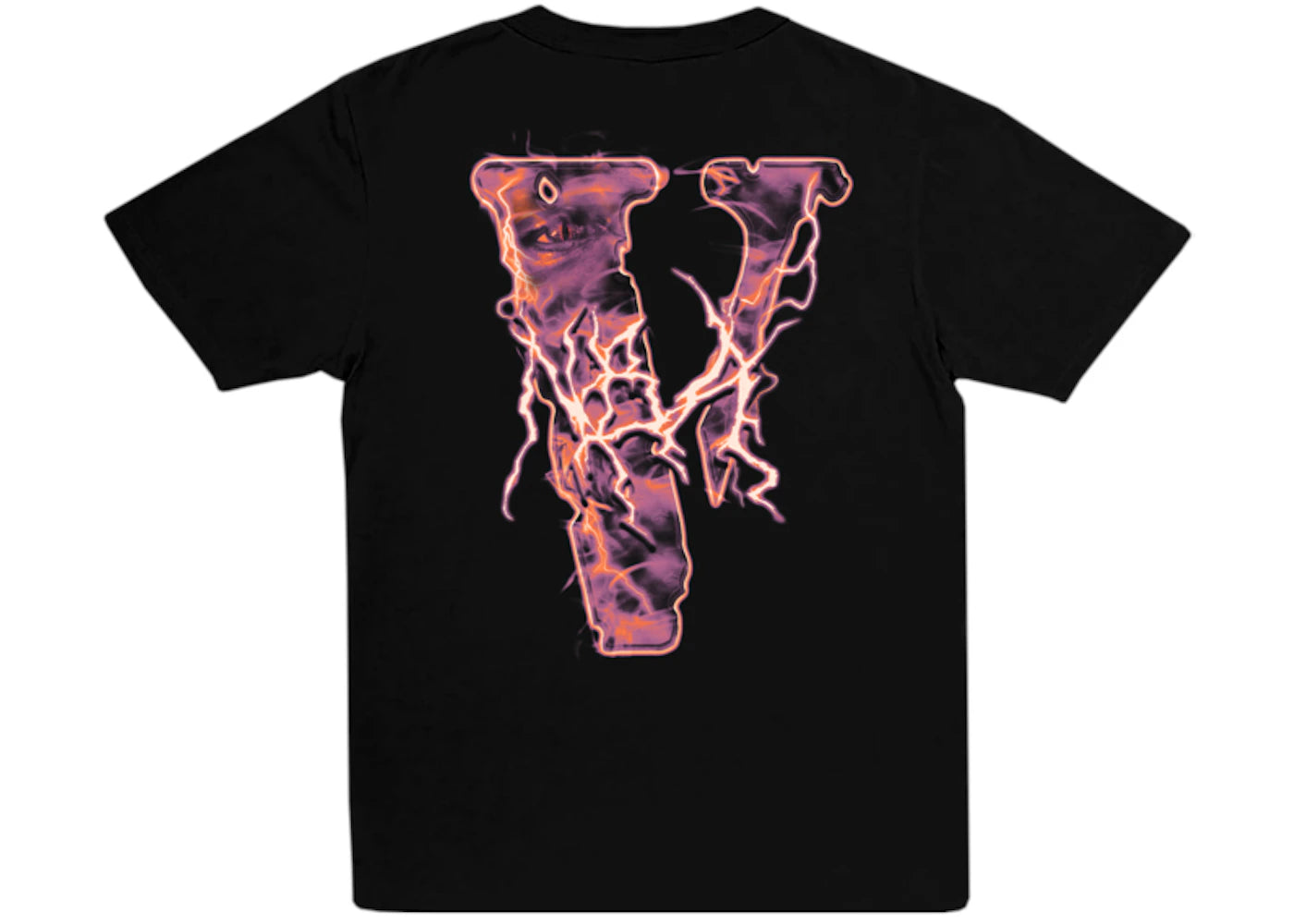 Vlone x Never Broke Again Eyes T-shirt Black -1
