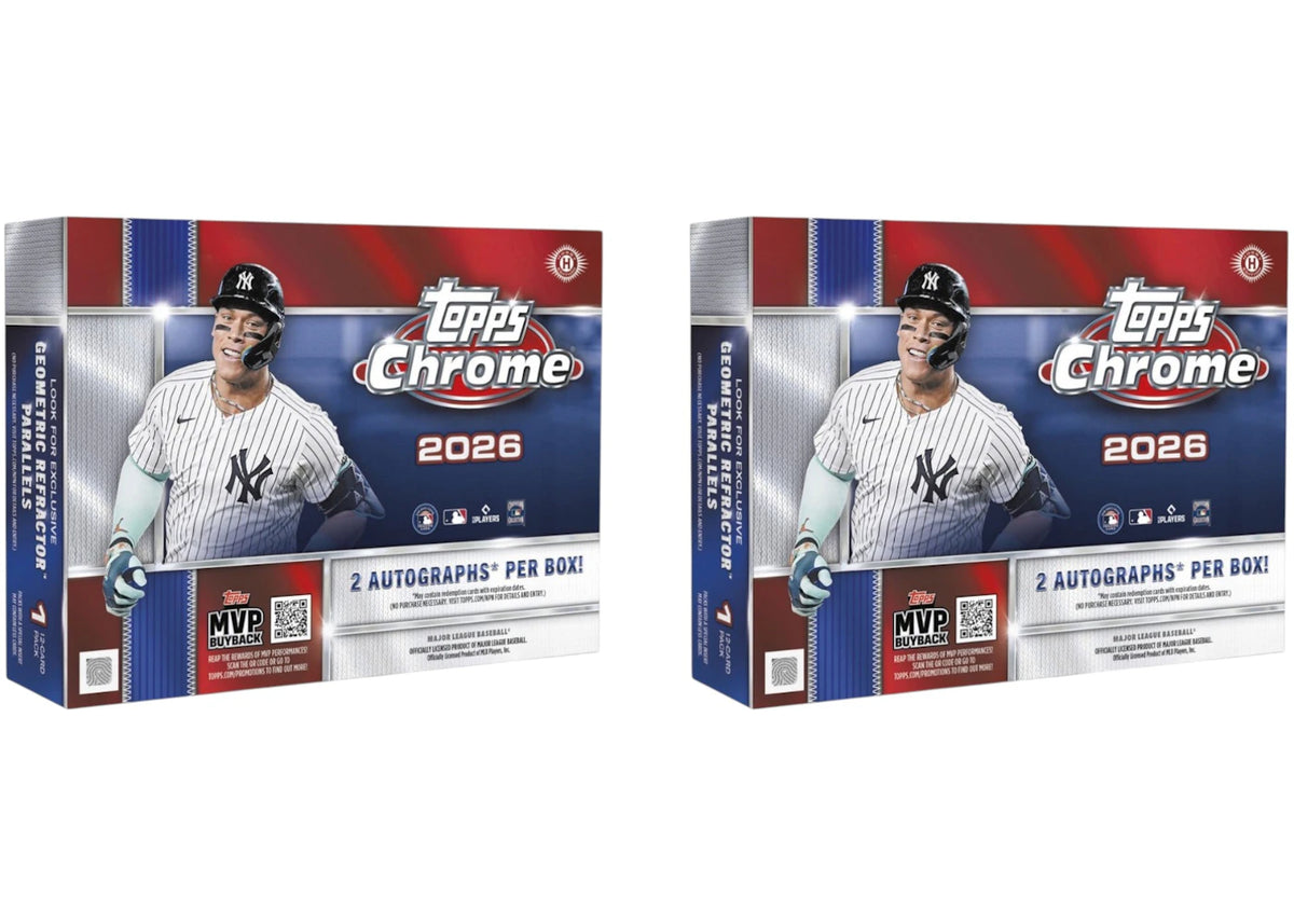 2026 Topps Chrome Baseball Delight Box 2x Lot -1