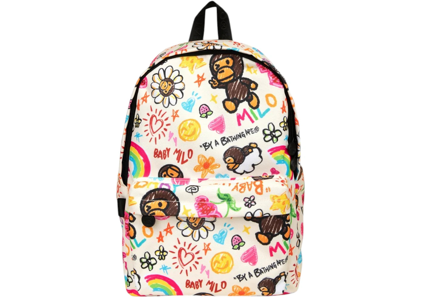 BAPE Baby Milo Print Medium Backpack Multicolor -1