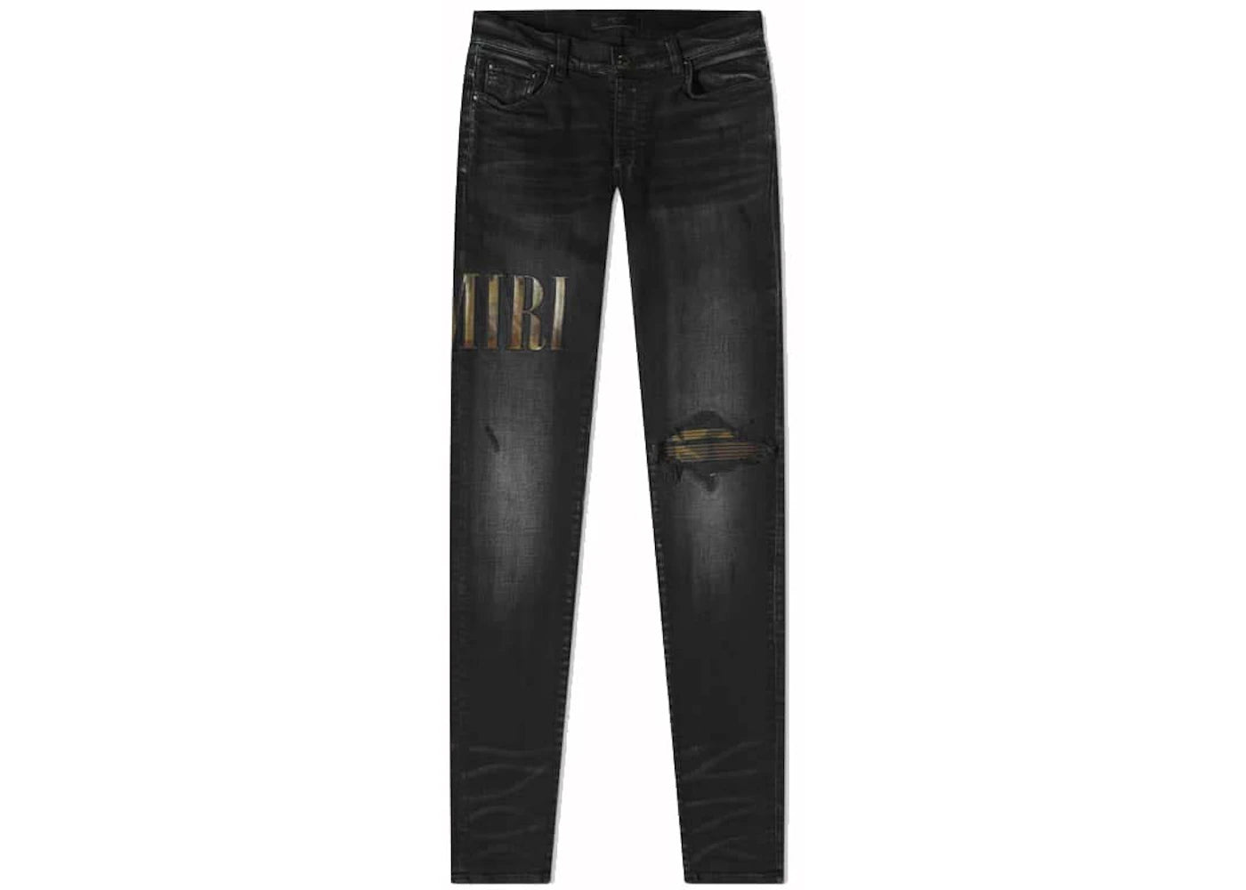 AMIRI Core Applique Jeans Aged Black -1