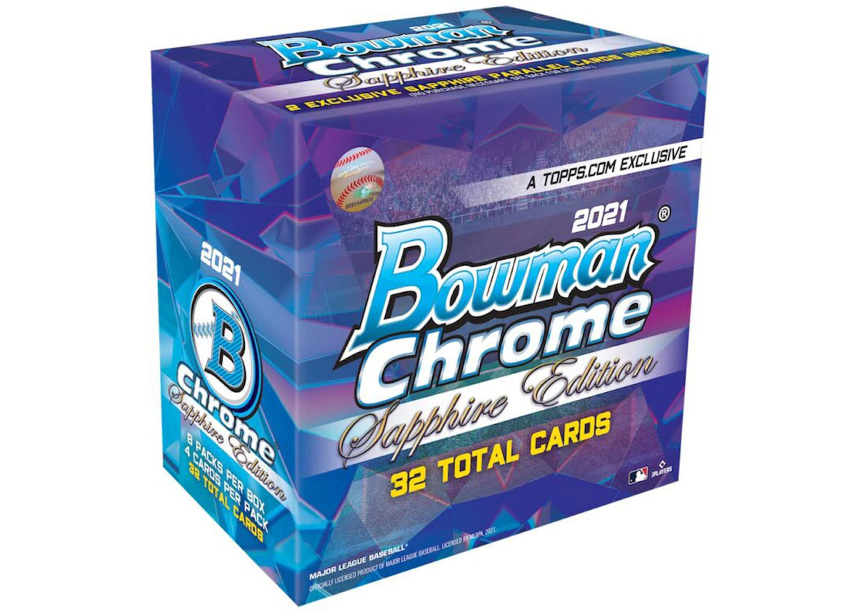 2021 Bowman Chrome Sapphire Edition Baseball Box -1
