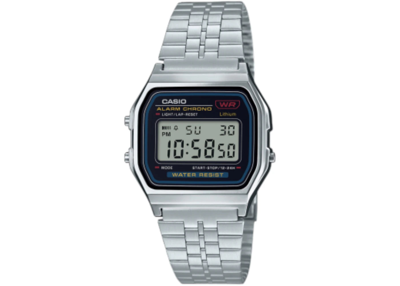 Casio Digital A159WA-N1 (Black) -1