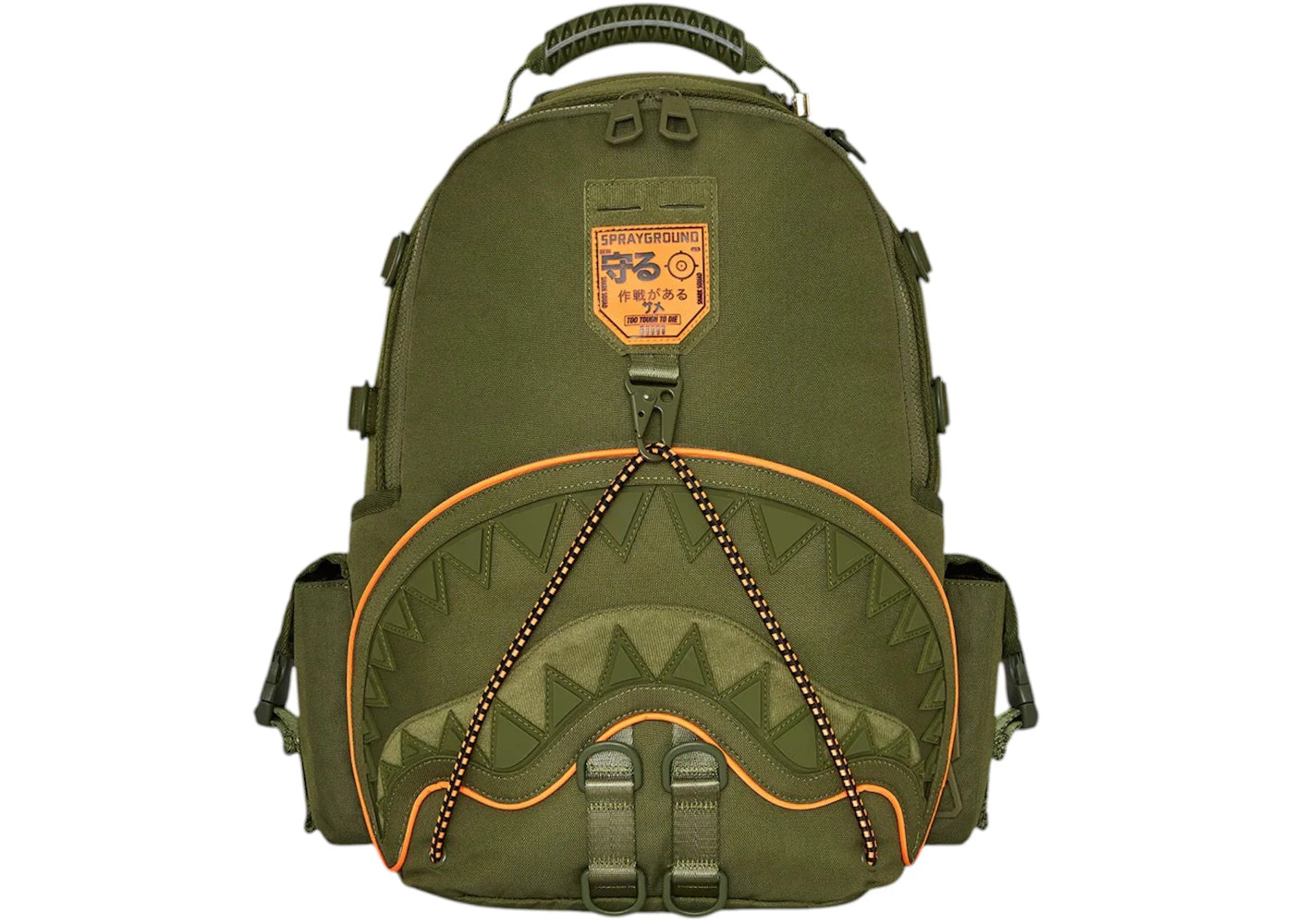 Sprayground Special Ops Shark Squad Backpack Green -1