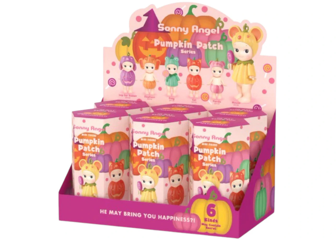 Sonny Angel Pumpkin Patch Series Sealed Case (6 Blind Boxes) -1
