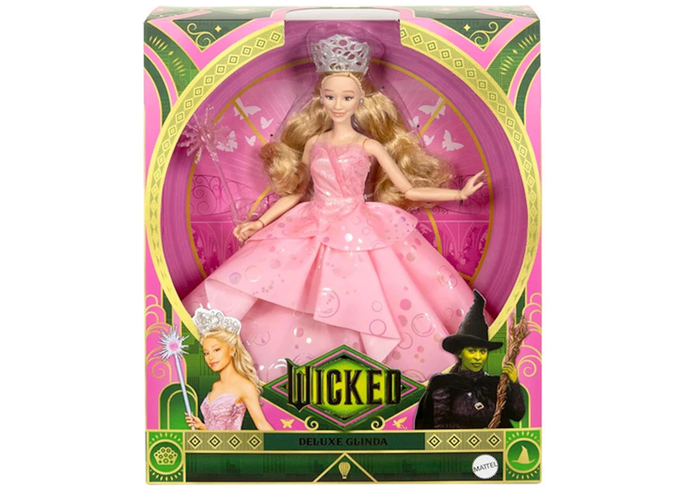 Mattel Wicked Movie Deluxe Glinda Doll -1