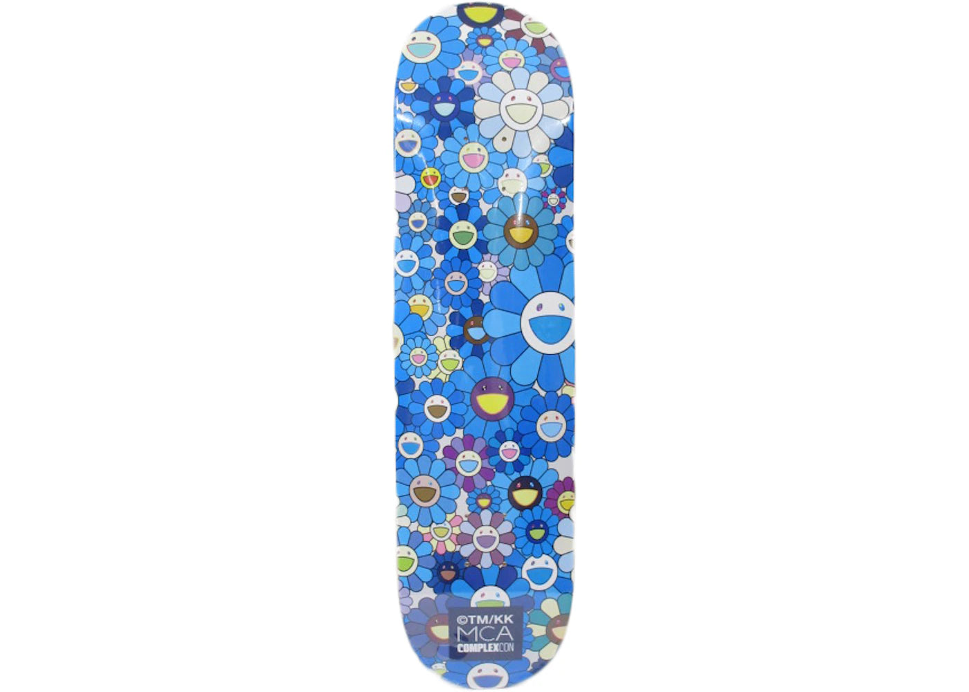 Takashi Murakami x Takashi Murakami Flower Skateboard Deck Blue -1