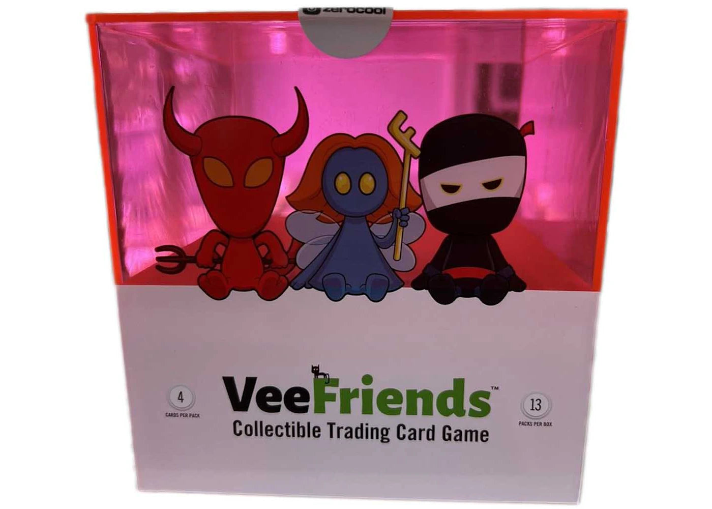 zerocool VeeFriends Series 2 Rarest Debut Edition Collectible Trading Card Game Box (Pink) -1
