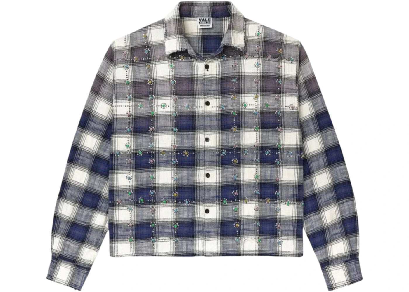 Vale Forever Sky Gems L/S Flannel Navy -1