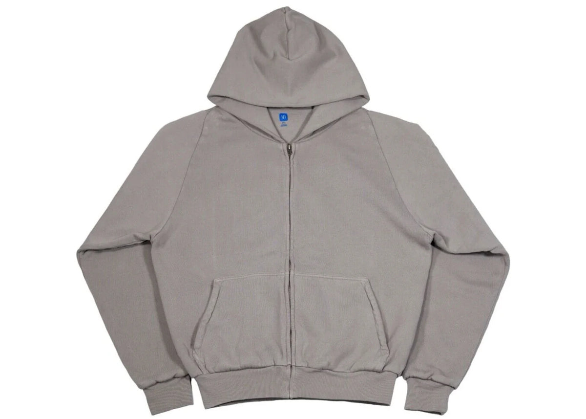 Yeezy x Gap Unreleased Zip Sweatshirt Hoodie Light Gray