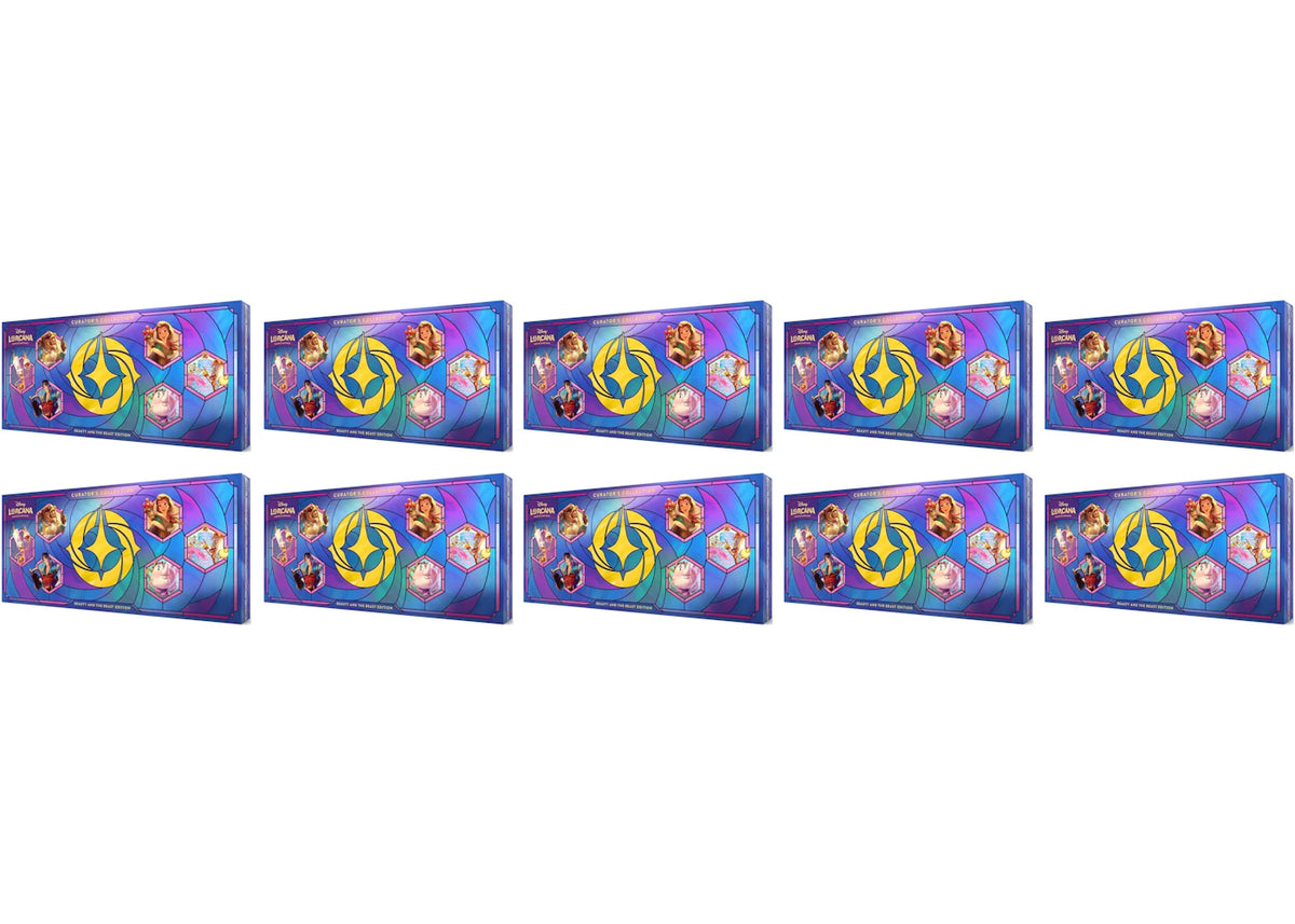 2026 Disney Lorcana Beauty and the Beat Curator's Collection 10x Lot -1